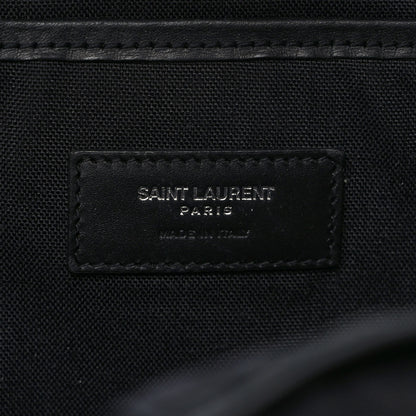Saint Laurent Twill Patches City Backpack Black 6 of 12