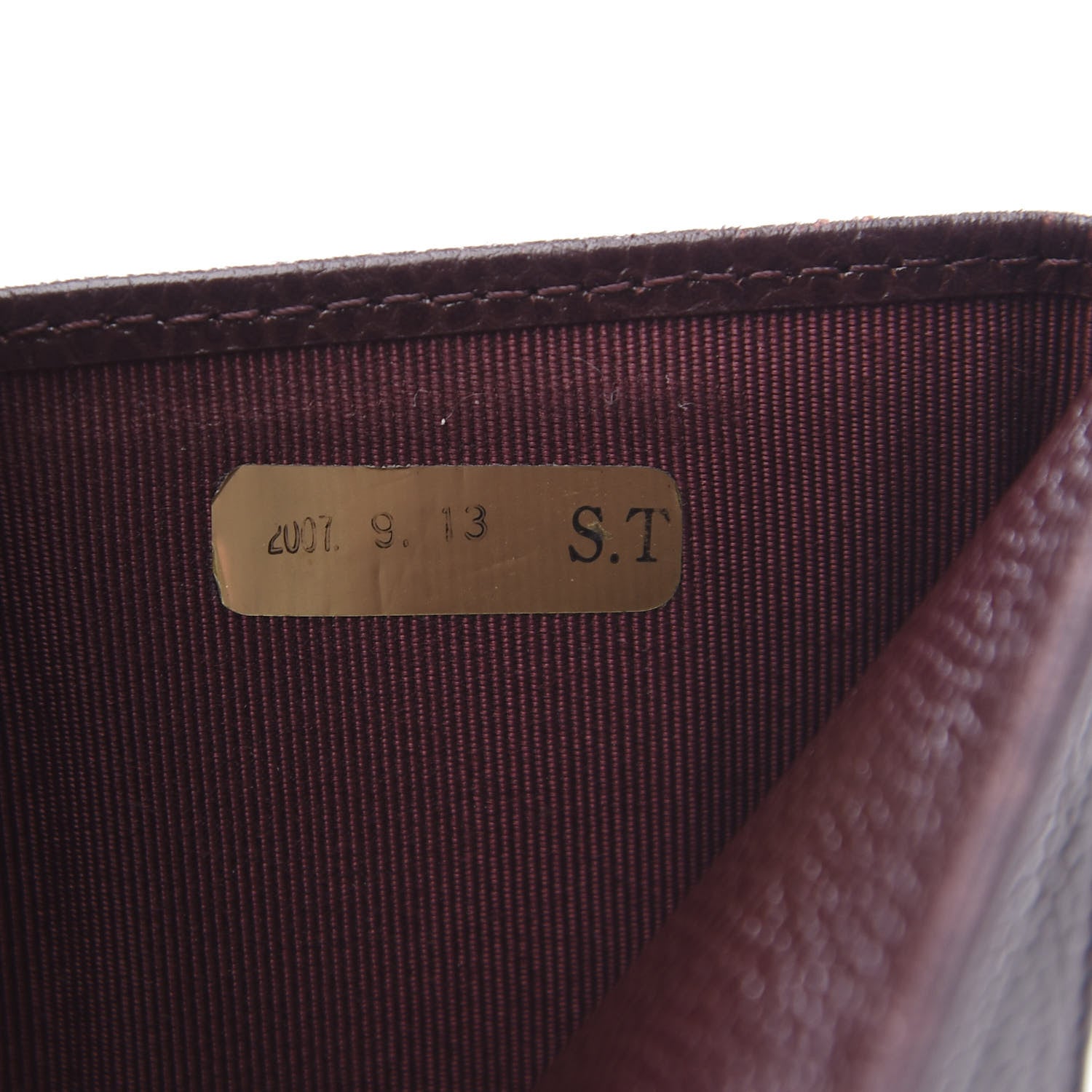 Chanel Caviar Timeless CC Compact Flap Wallet Burgundy 11 of 15
