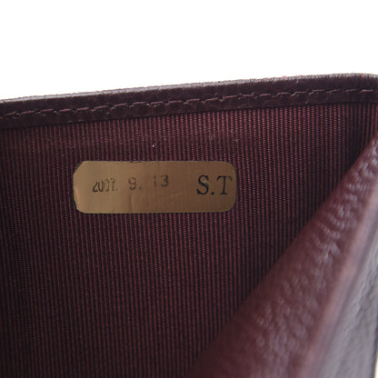 Chanel Caviar Timeless CC Compact Flap Wallet Burgundy 11 of 15