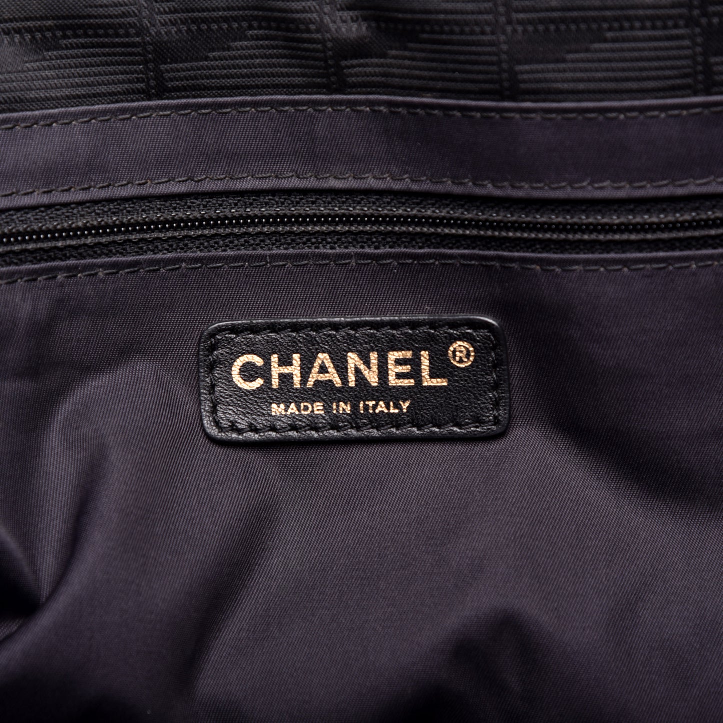 Nylon Large Travel Tote Black