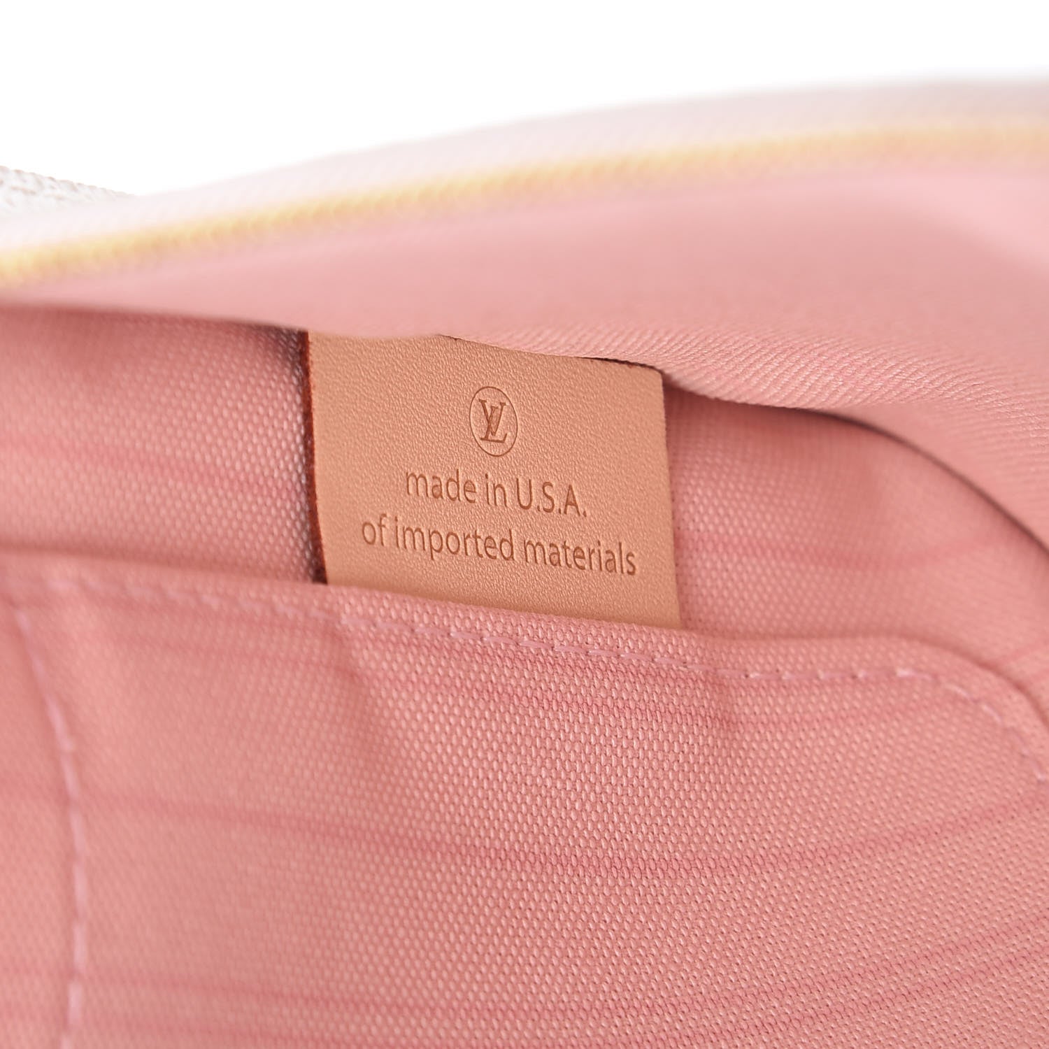 Louis Vuitton Damier Azur Neverfull MM GM Pochette Rose Ballerine 7 of 10
