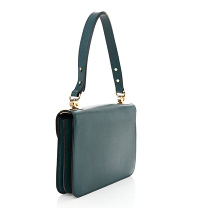 Gucci Calfskin Medium 1973 Shoulder Flap Bag Turquoise 4 of 13