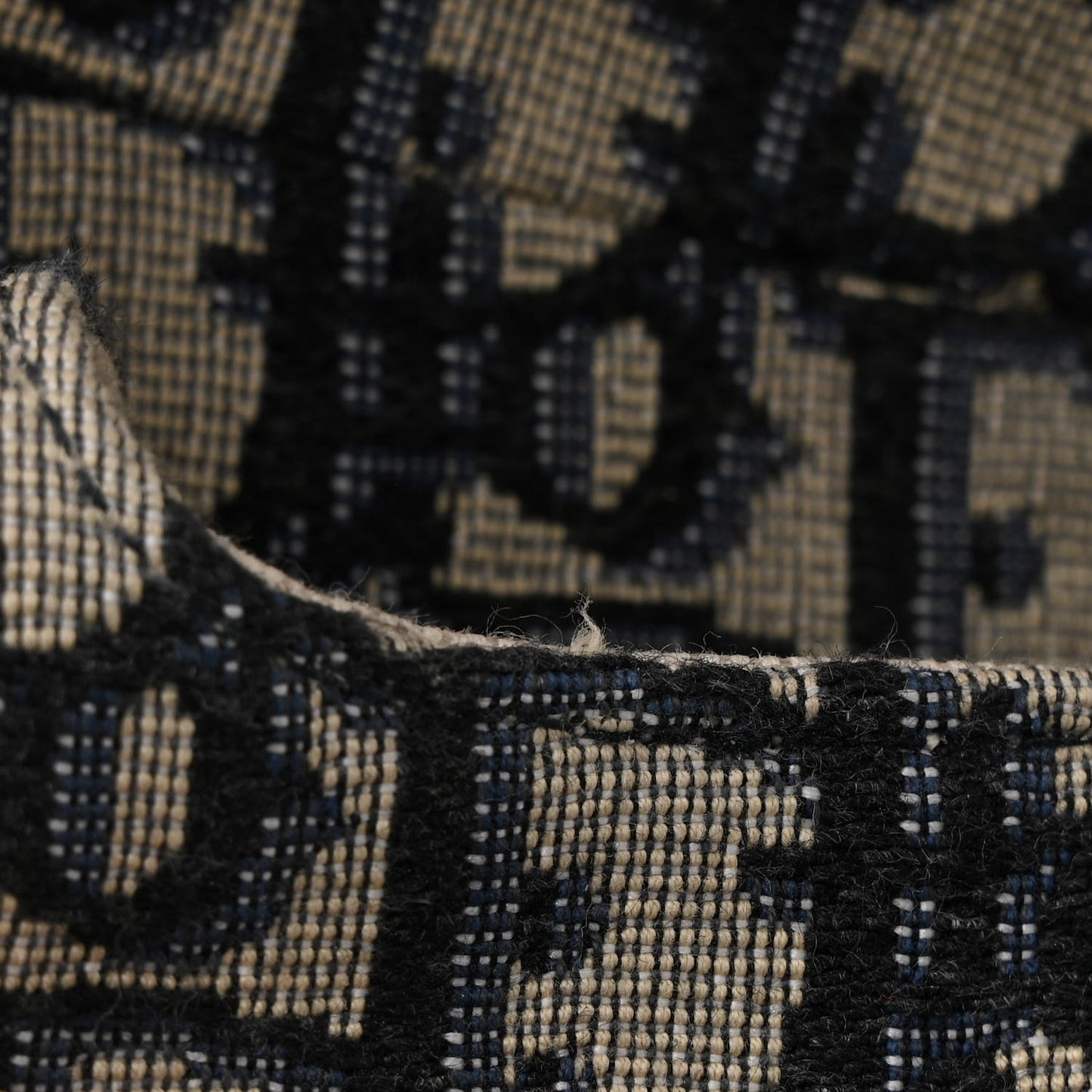 Oblique Mini Saddle Bag Blue