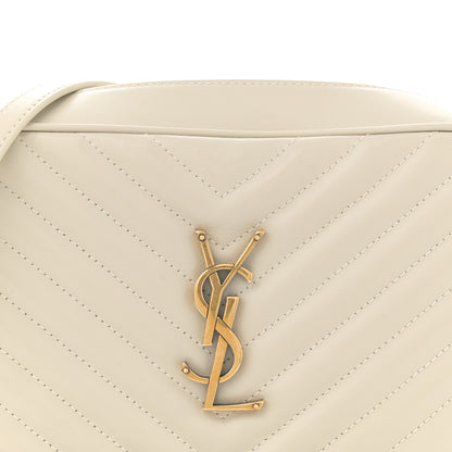 Saint Laurent Calfskin Matelasse Monogram Lou Camera Bag Crema Soft 8 of 12