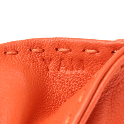 Hermes Milo Lambskin Swift Shopping Bag Charm Feu Gold 4 of 4