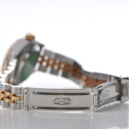 Rolex Stainless Steel 18K Yellow Gold Diamond 26mm Oyster Perpetual Datejust Watch Champagne 69173 6 of 8