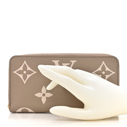 Louis Vuitton Empreinte Monogram Giant Zippy Wallet Tourterelle Creme 2 of 8