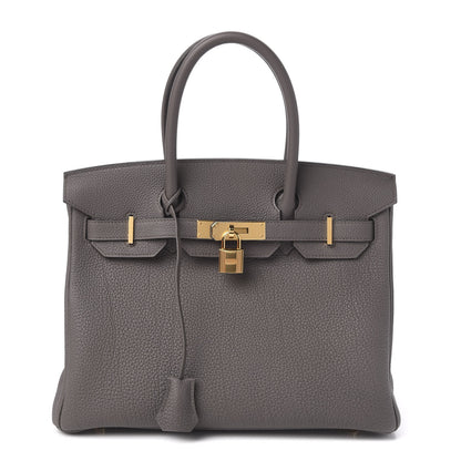Hermes Togo Birkin 30 Etain 1 of 11
