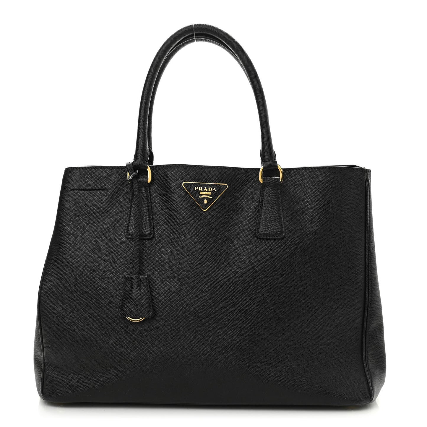 Saffiano Lux Large Tote Black