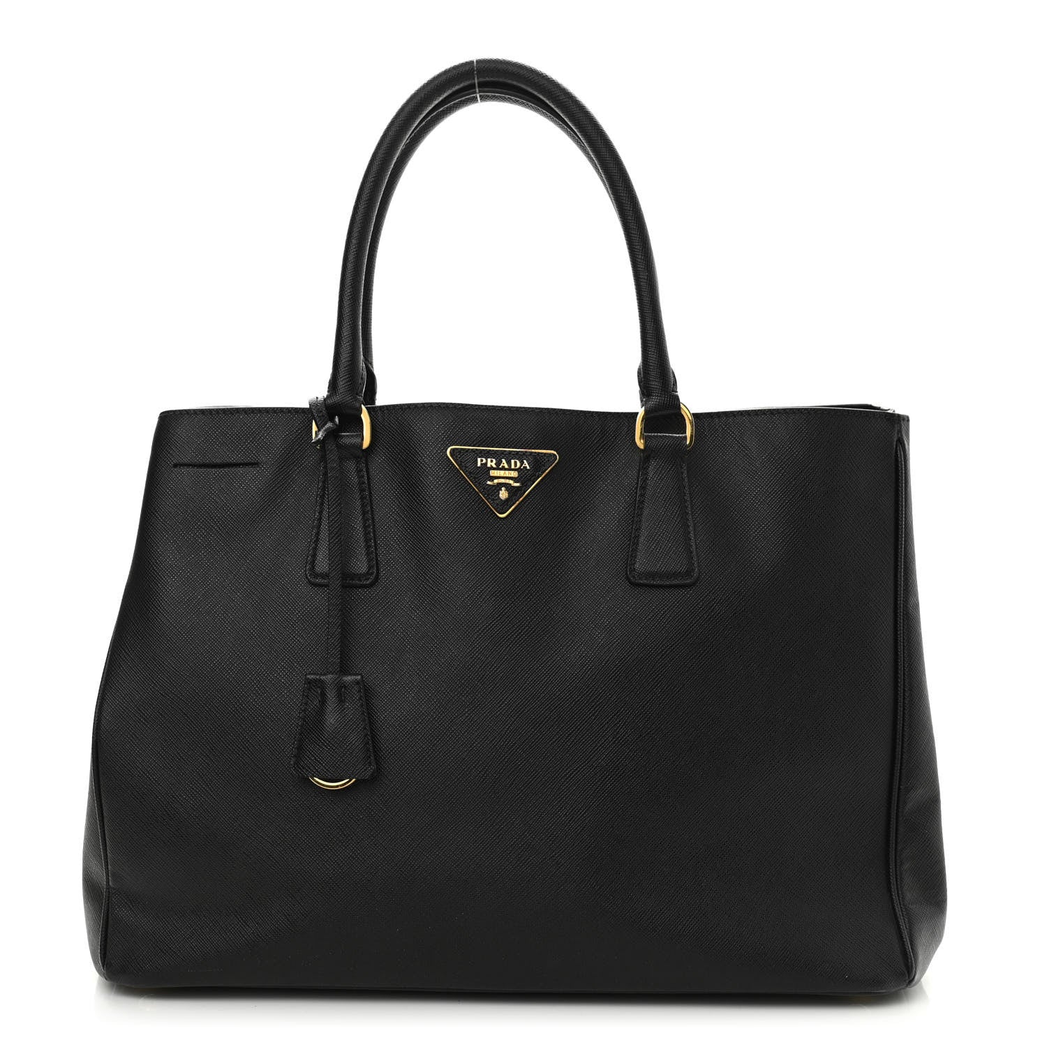 Prada Saffiano Lux Large Tote Black 1 of 7