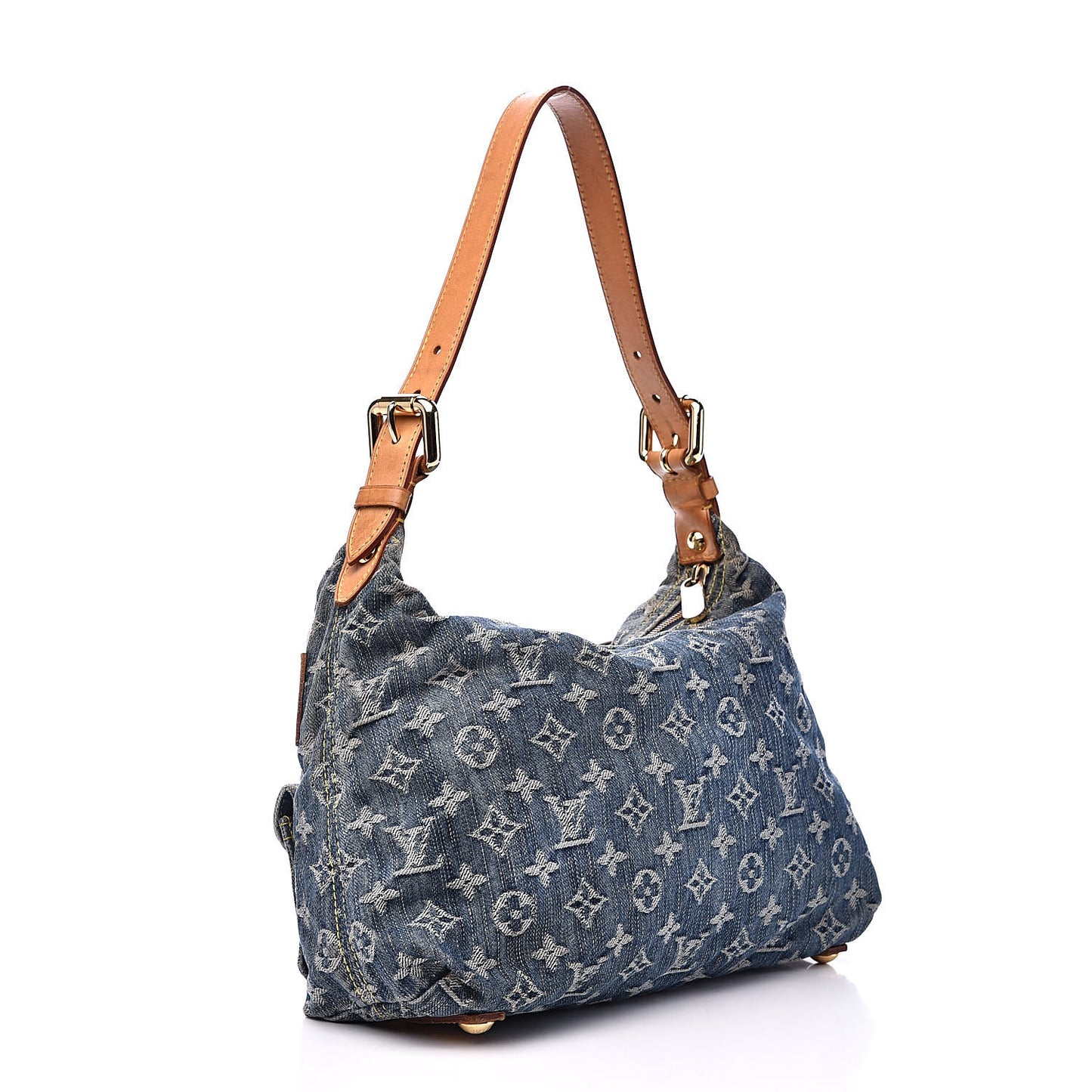 Monogram Denim Baggy PM Blue