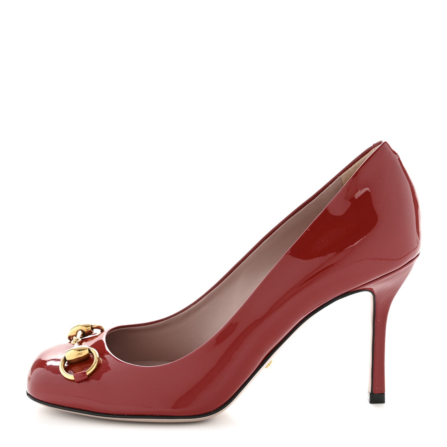 Gucci Vernice Crystal Horsebit Pumps 37 Rose Bed 1 of 12