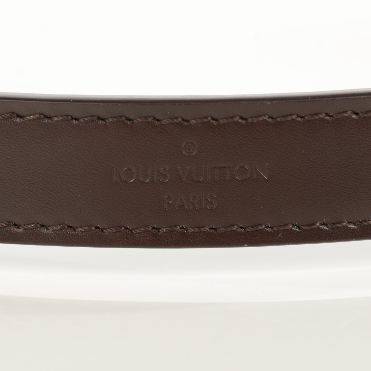 Louis Vuitton Leather Adjustable Trevi Strap Brown 3 of 4