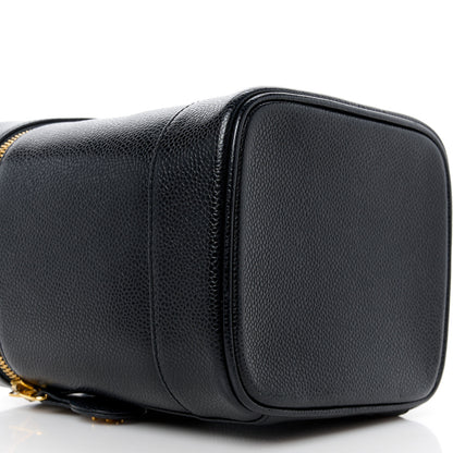 Chanel Caviar Vanity Cosmetic Case Black 9 of 10