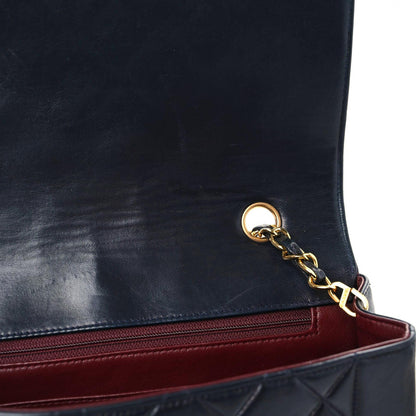 Chanel Lambskin Quilted Medium Single Flap Black 10 of 17