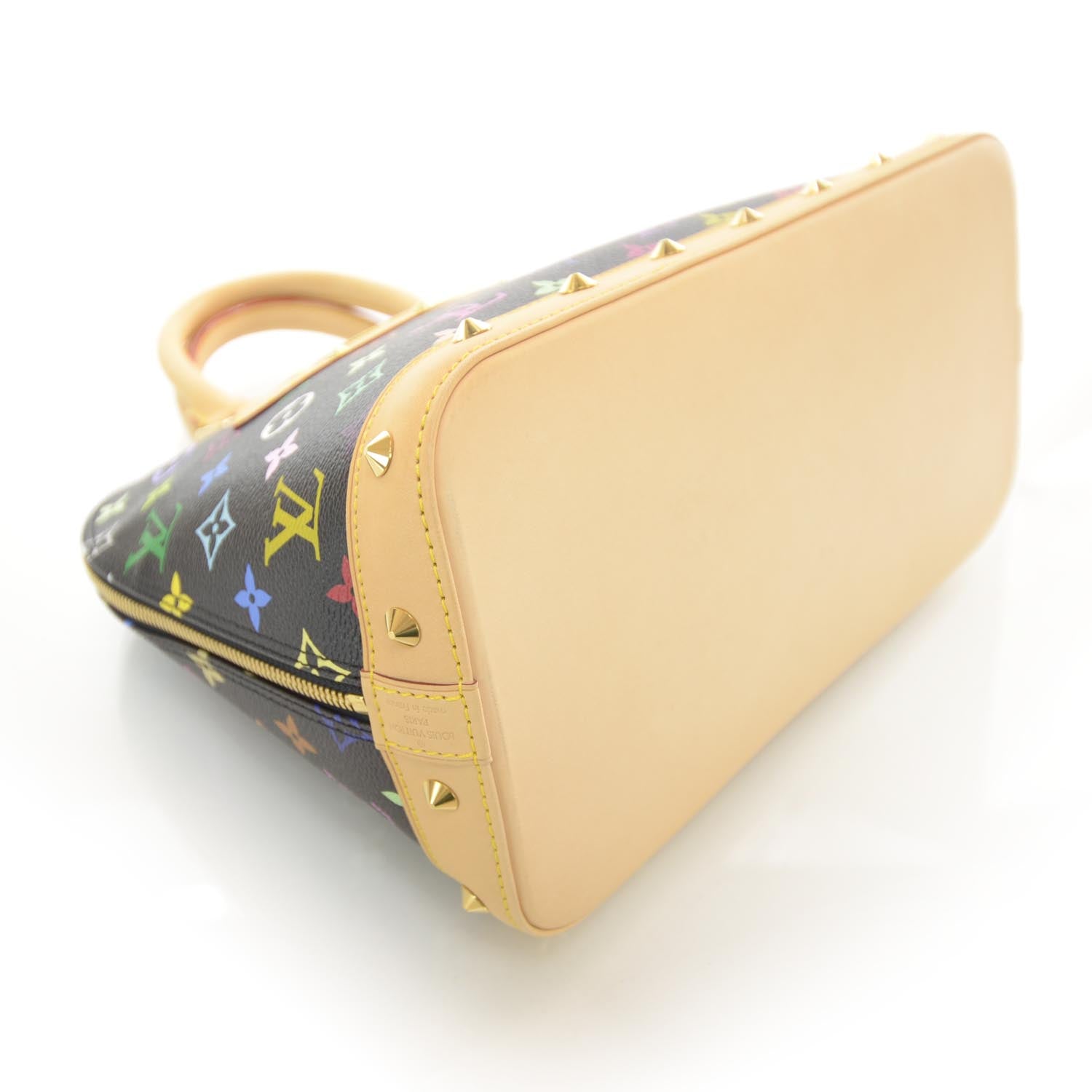 Louis Vuitton Monogram Multicolor Alma Black 3 of 5