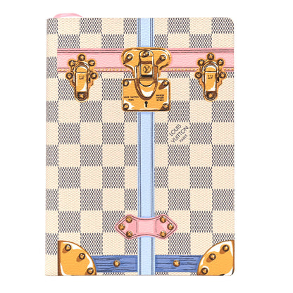 Louis Vuitton Damier Azur Summer Trunks Clemence Notebook MM 1 of 4