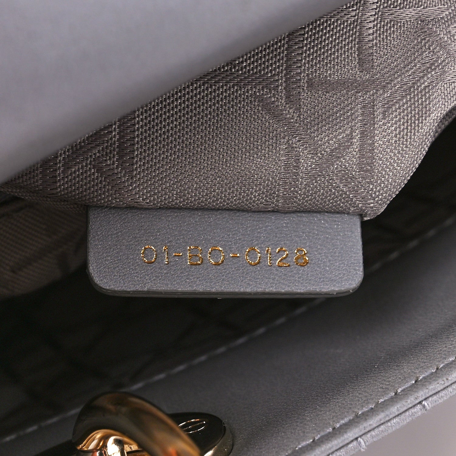 Christian Dior Lambskin Cannage Mini Lady Dior Grey 7 of 11