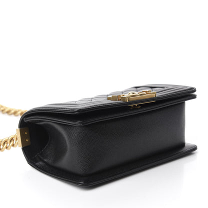 Chanel Caviar Quilted Small Boy Flap Black 4 of 11