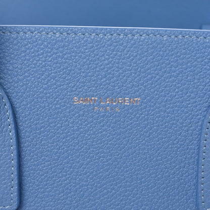 Saint Laurent Grained Calfskin Baby Sac De Jour Blue Clair 8 of 13