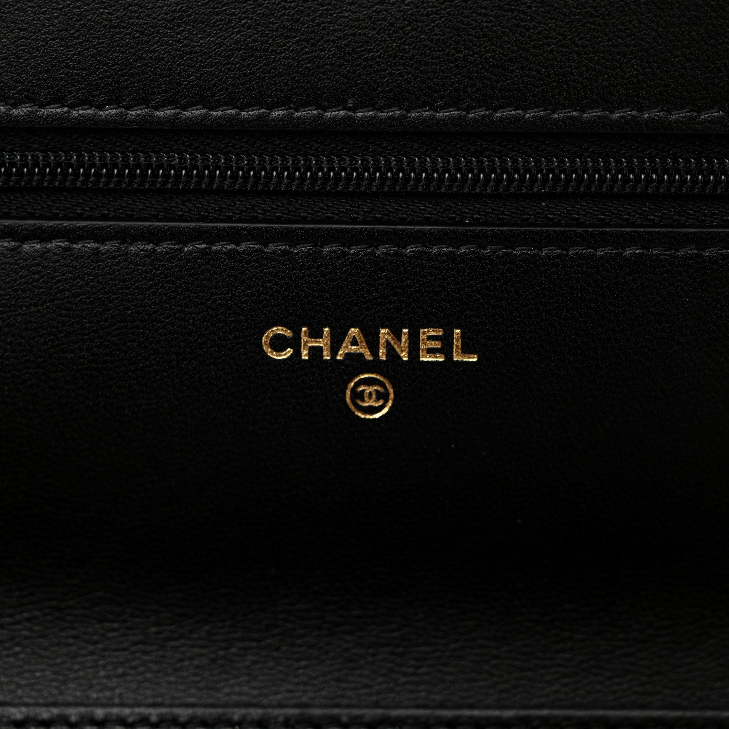 Chanel Lambskin Plexiglass Quilted Coco Love Wallet On Chain WOC Black 7 of 12