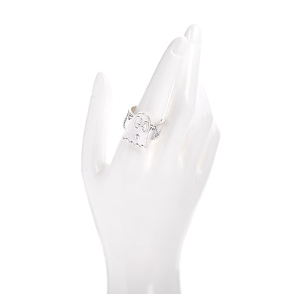 Gucci Sterling Silver GucciGhost Ghost Ring 61 9.5 2 of 5
