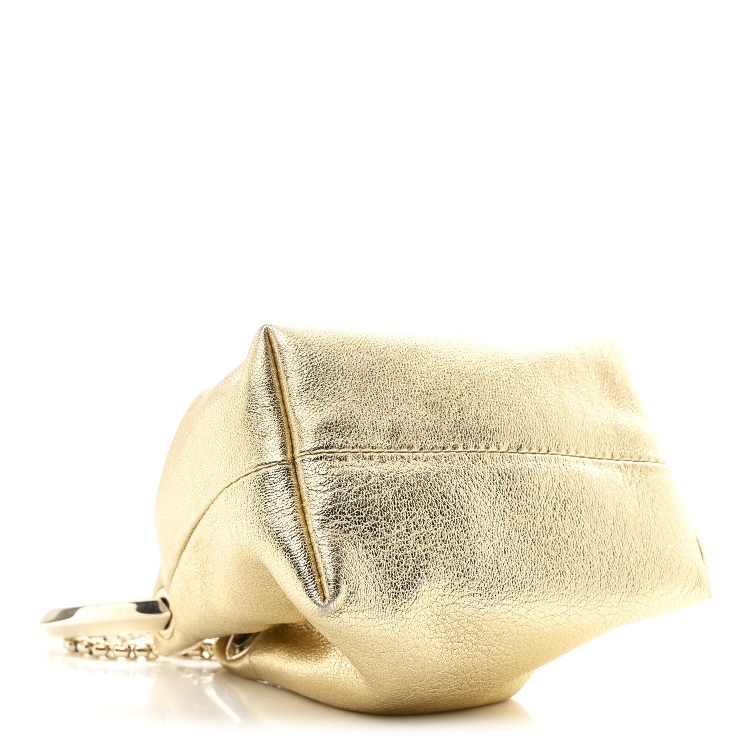 Jimmy Choo Metallic Lambskin Micro Bon Bon Bag Gold 1841175