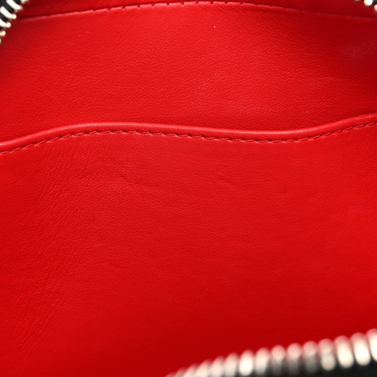 Christian Louboutin Empire Calfskin Mini Rubylou Crossbody Black Red 11 of 14