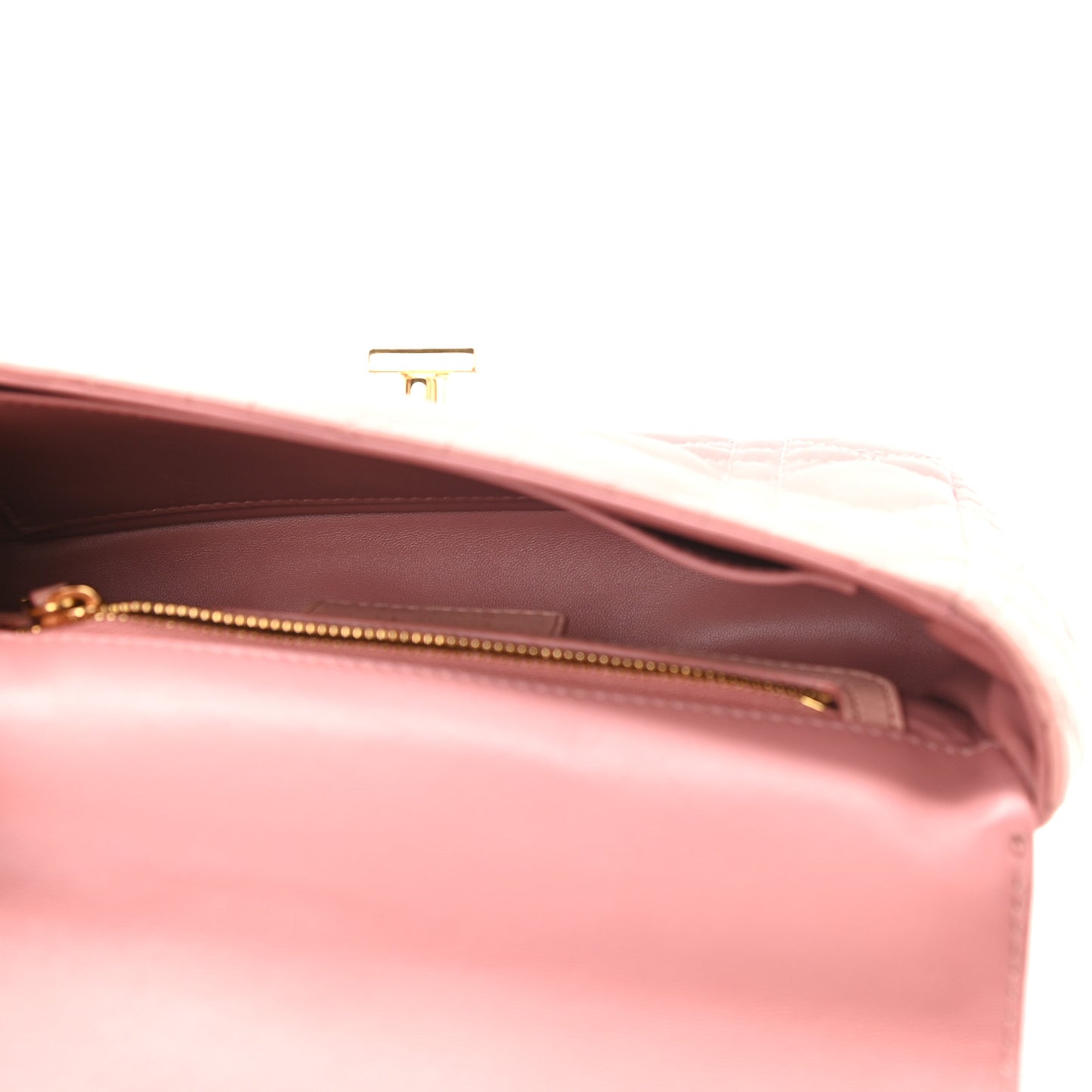 Lambskin Cannage Gradient Small Caro Bag Pink