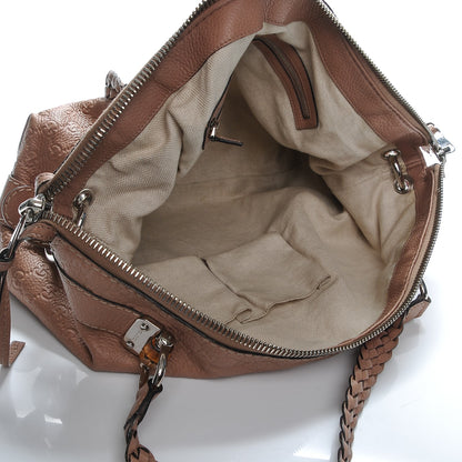 Gucci Guccissima Medium Bamboo Bar Tote Nude 5 of 7