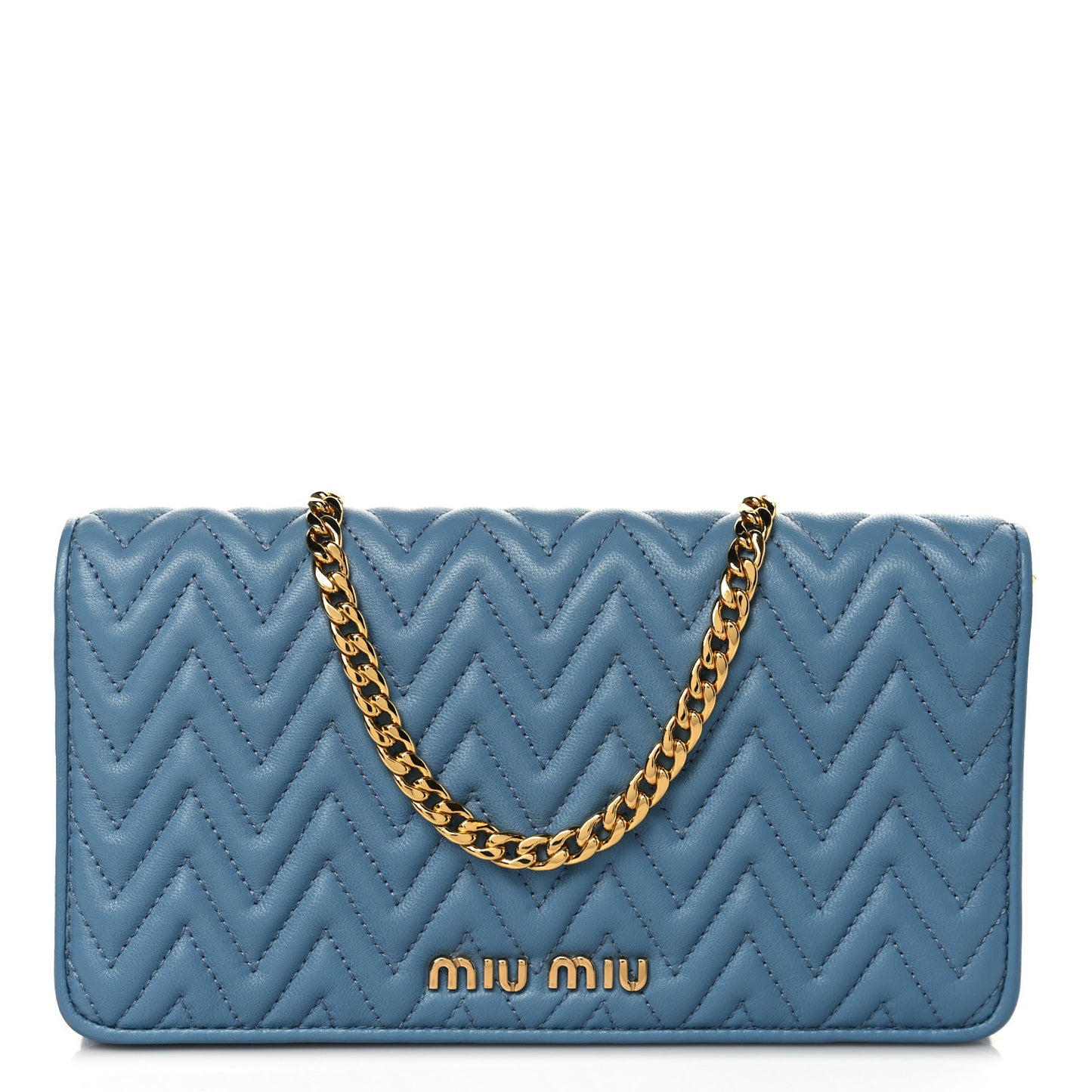 Nappa Matelasse Chain Crossbody Bag Astrale