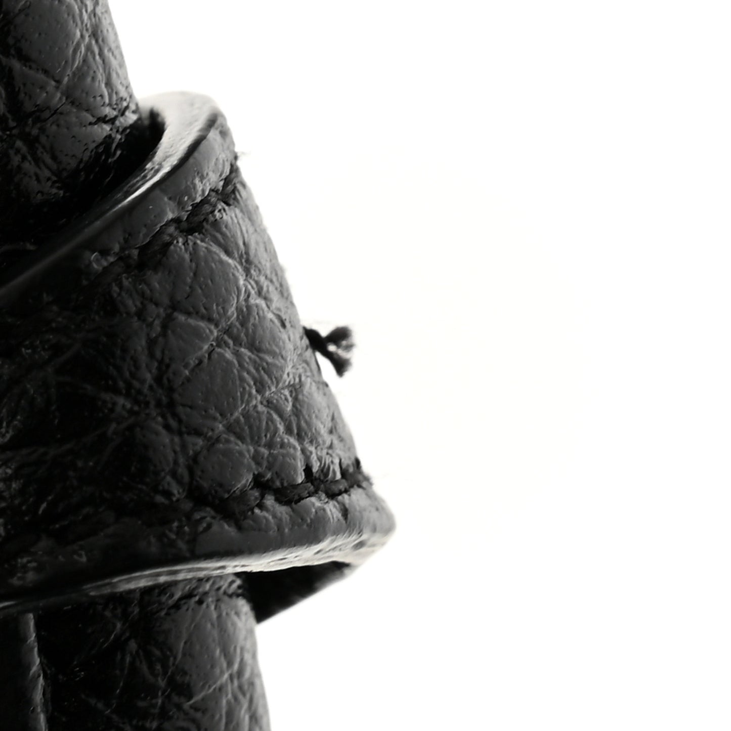 Grained Calfskin Small Sac De Jour Black