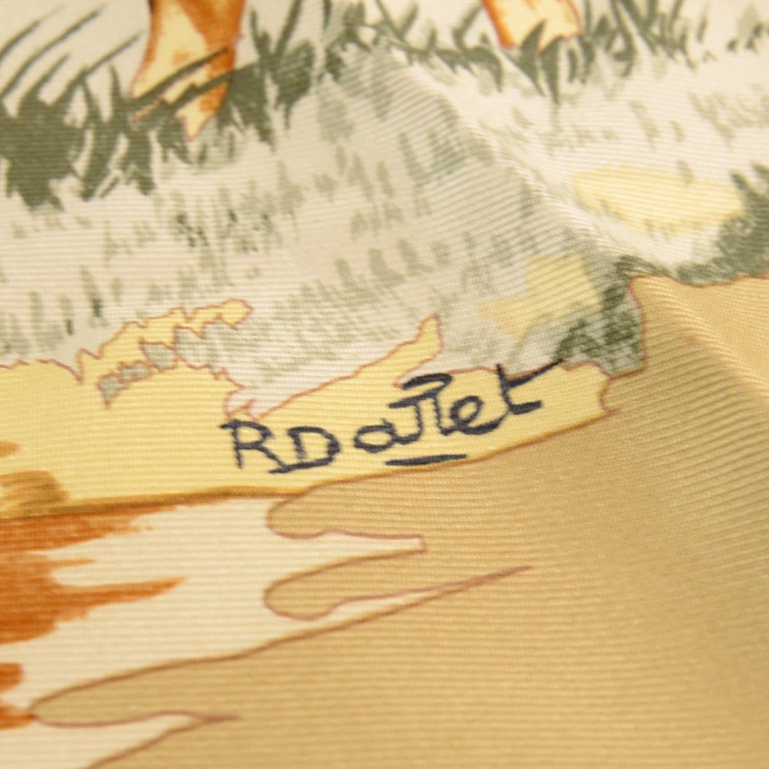 Hermes Silk Africa Scarf 90 5 of 9