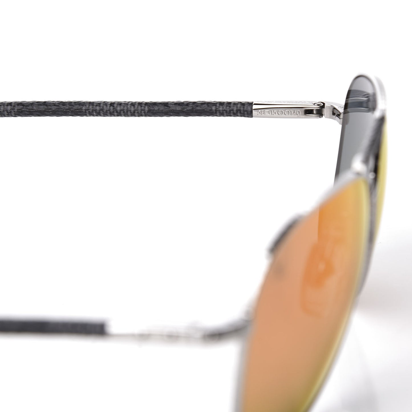 Damier Graphite Conspiration Pilote Aviator Sunglasses Z0791U Silver
