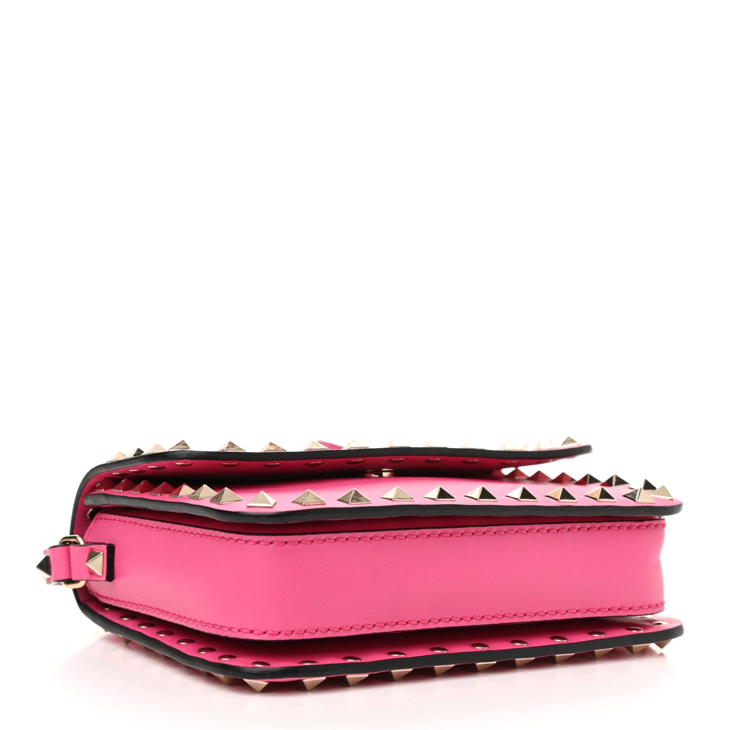 Valentino Garavani Vitello Rockstud Flap Crossbody Bag Peony 4 of 10