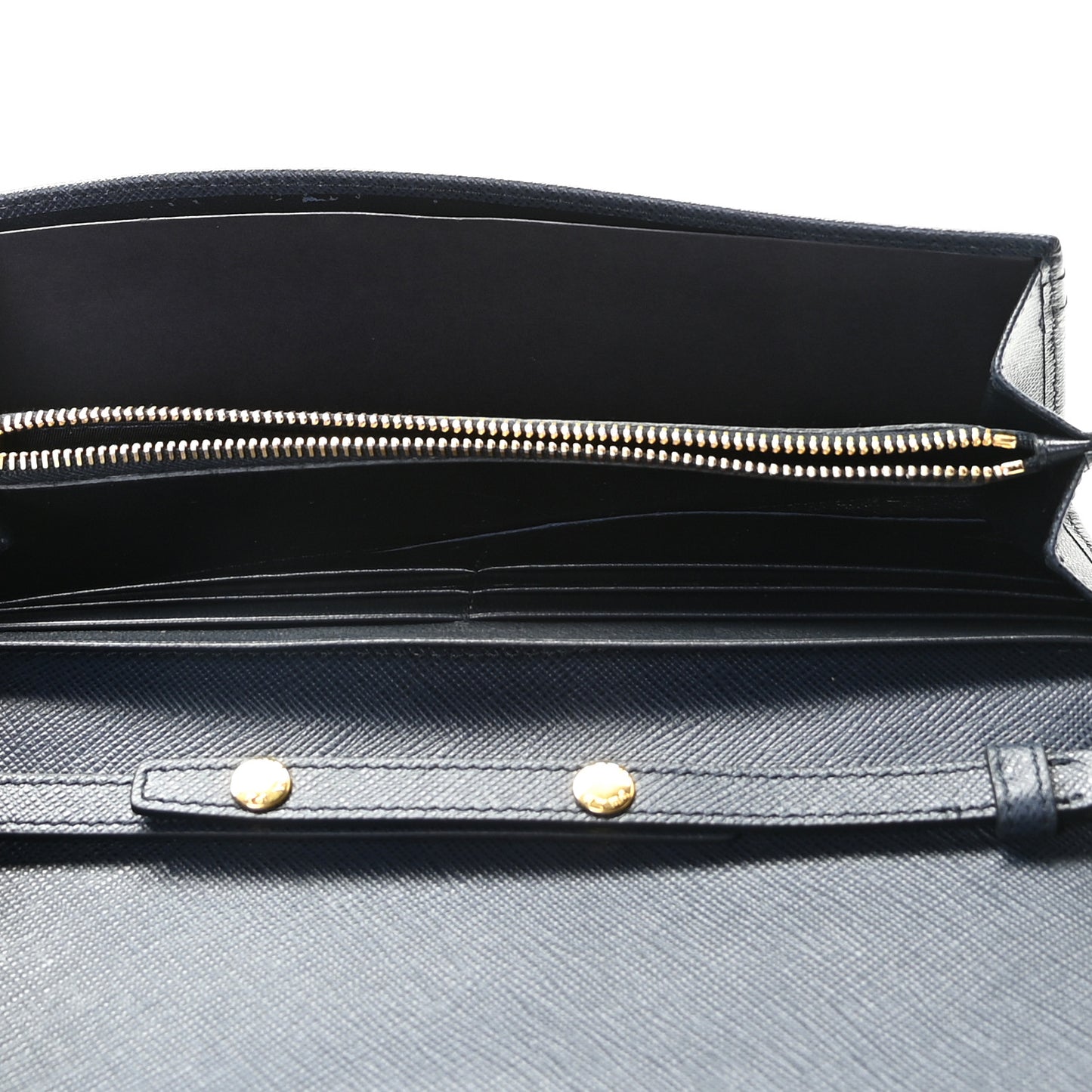 Saffiano Lux Chain Wallet Baltico