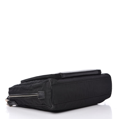 Gucci Nylon Calfskin Briefcase Black 4 of 13