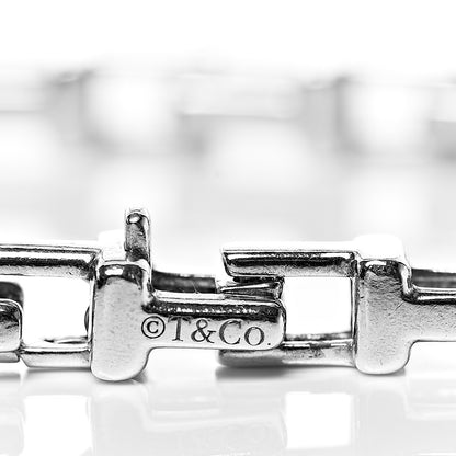 Tiffany Sterling Silver Narrow T Chain Bracelet 4 of 6