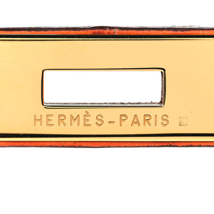 Hermes Ostrich Birkin 35 Orange 14 of 35