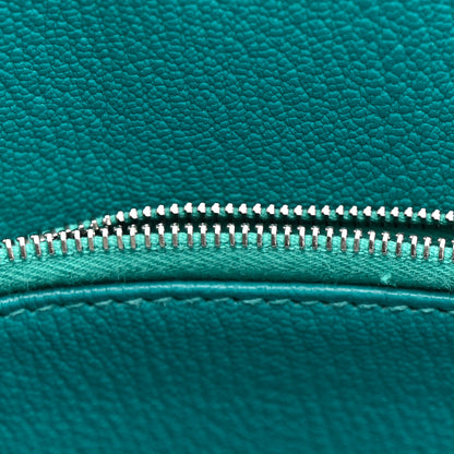 Hermes Taurillon Clemence Jypsiere 28 Bleu Paon 16 of 17