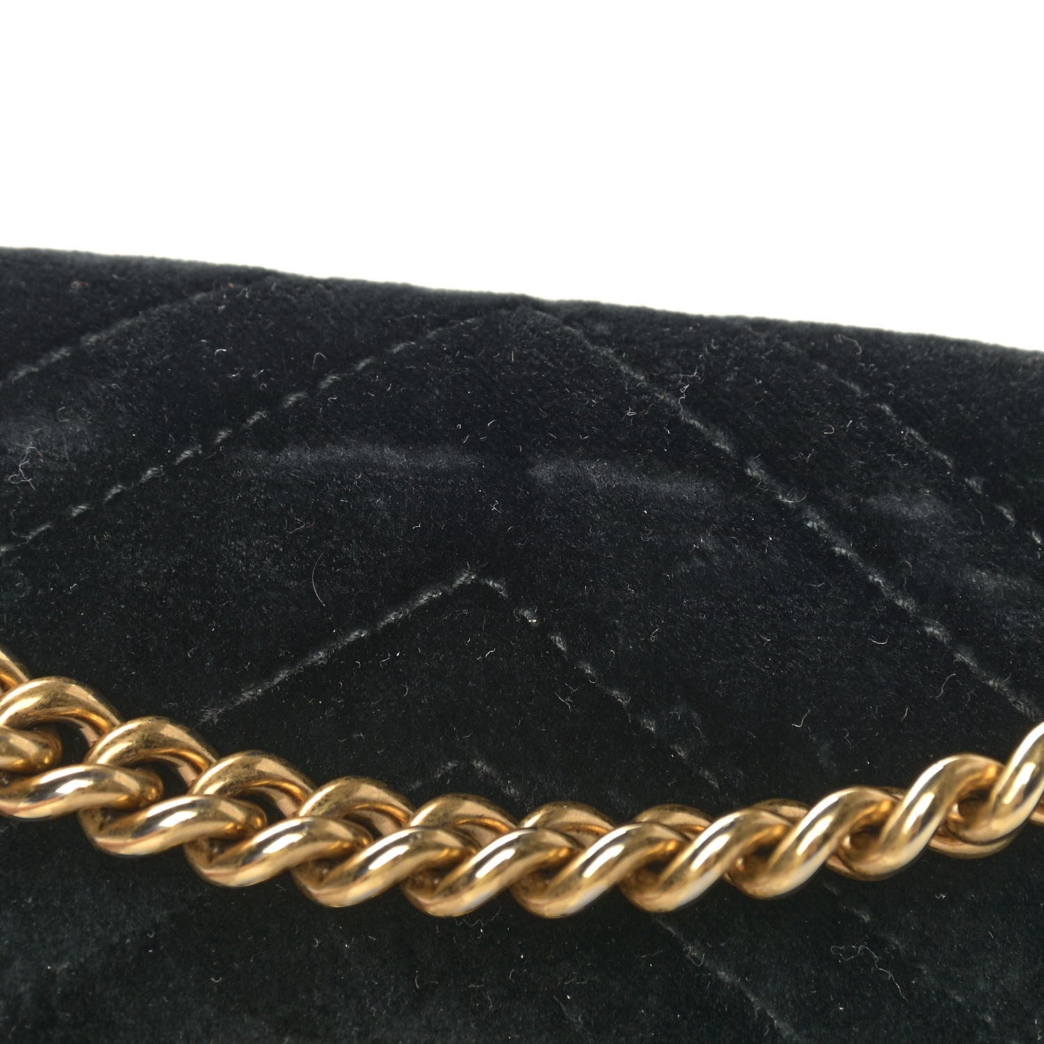 Gucci Velvet Matelasse Mini GG Marmont Shoulder Bag Black 13 of 16