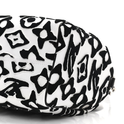 Louis Vuitton X UF Tufted Monogram Speedy Bandouliere 25 White Black 11 of 11