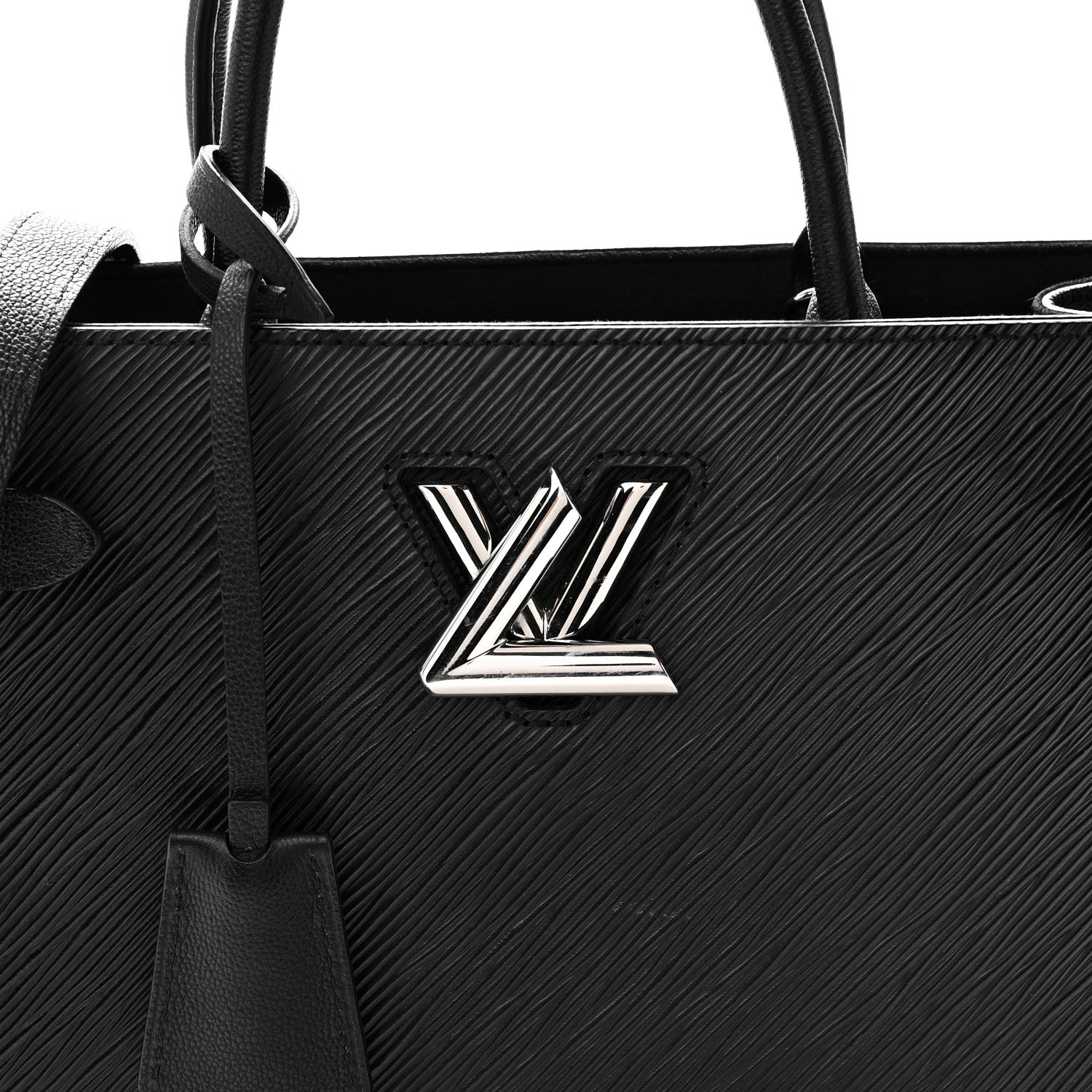 Louis Vuitton Epi Twist Tote Black 7 of 9
