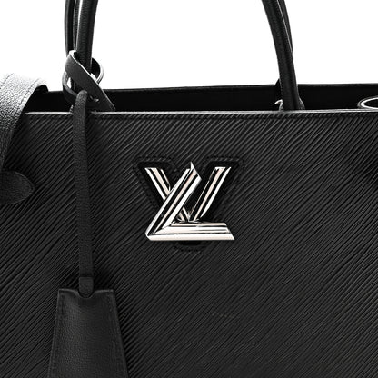 Louis Vuitton Epi Twist Tote Black 7 of 9