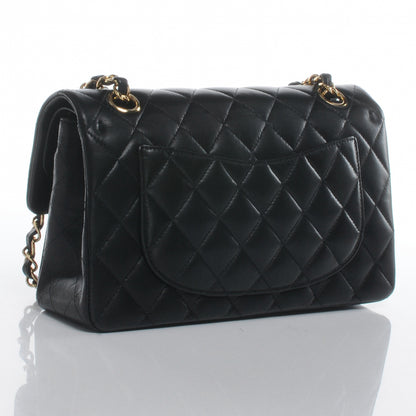 Chanel Lambskin Quilted Small Double Flap Black 3 of 6