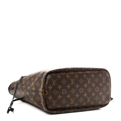 Louis Vuitton Monogram Calfskin Neo Neverfull Inside Out MM Black 7 of 16