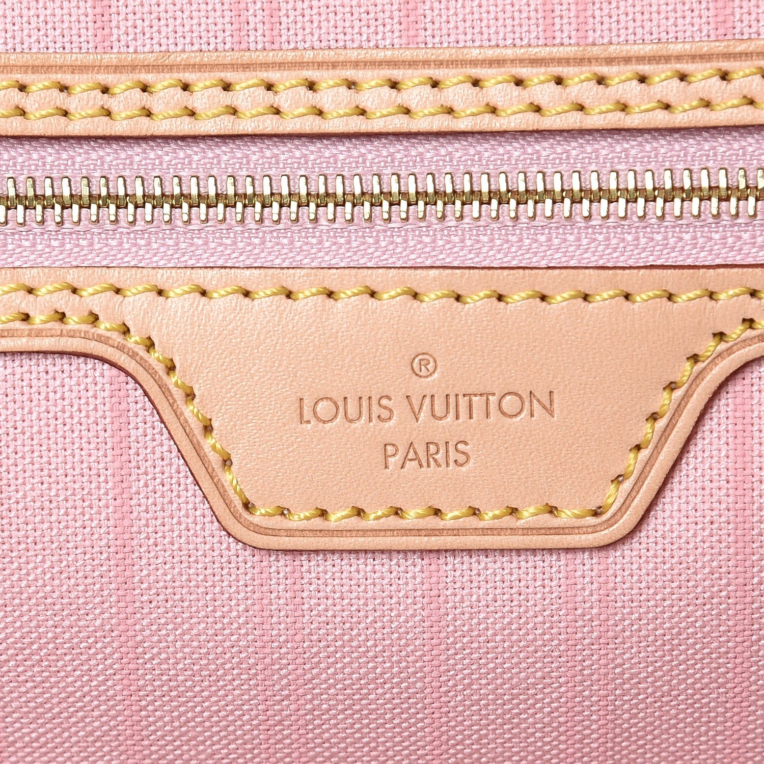 Louis Vuitton Damier Azur Delightful MM Rose Ballerine 6 of 8