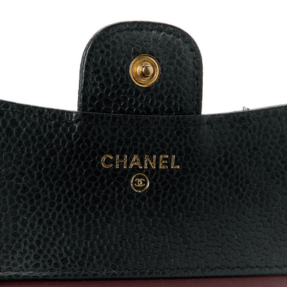 Chanel Caviar Quilted Compact Flap Wallet Black 7 of 11
