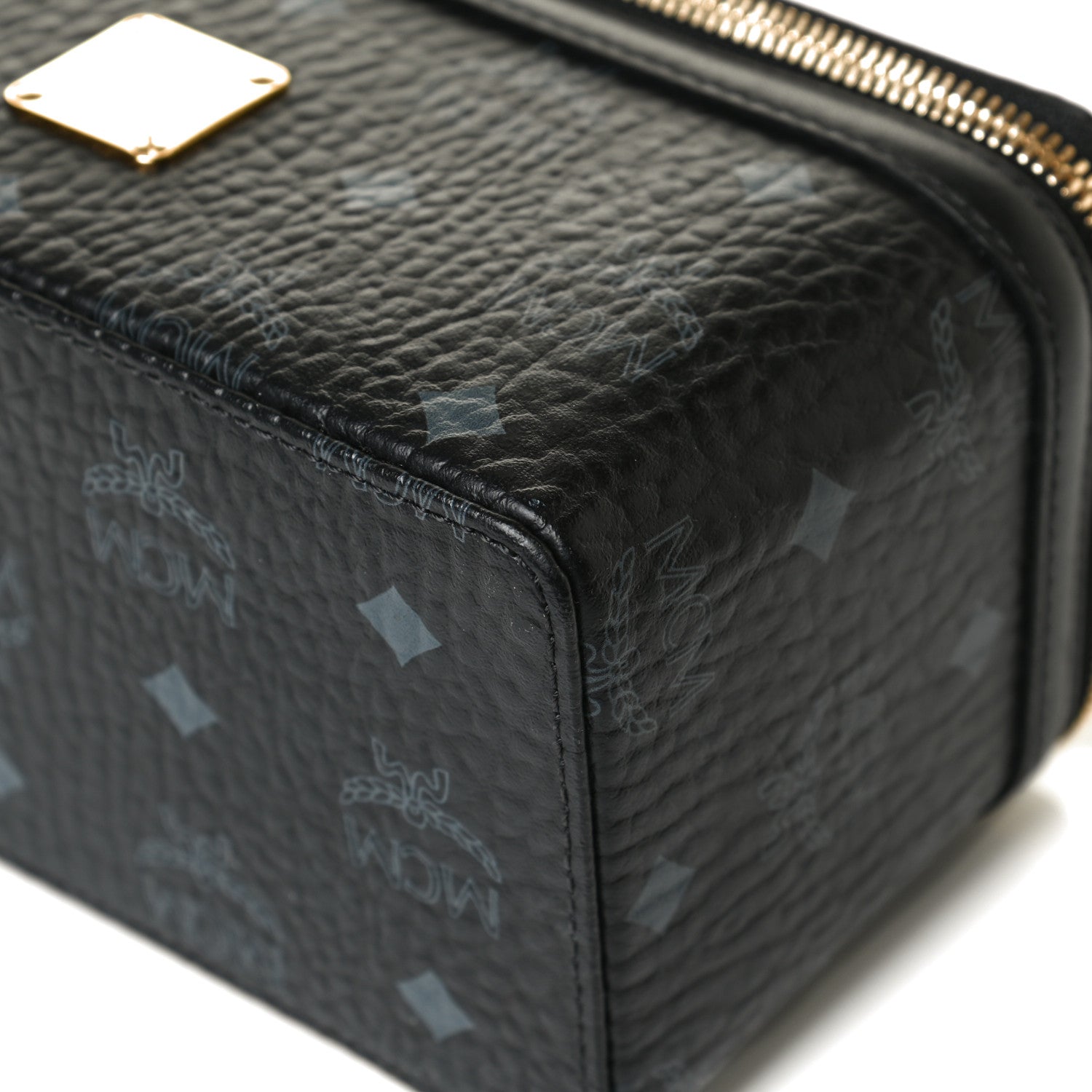 MCM Visetos Vanity Case Black 10 of 13