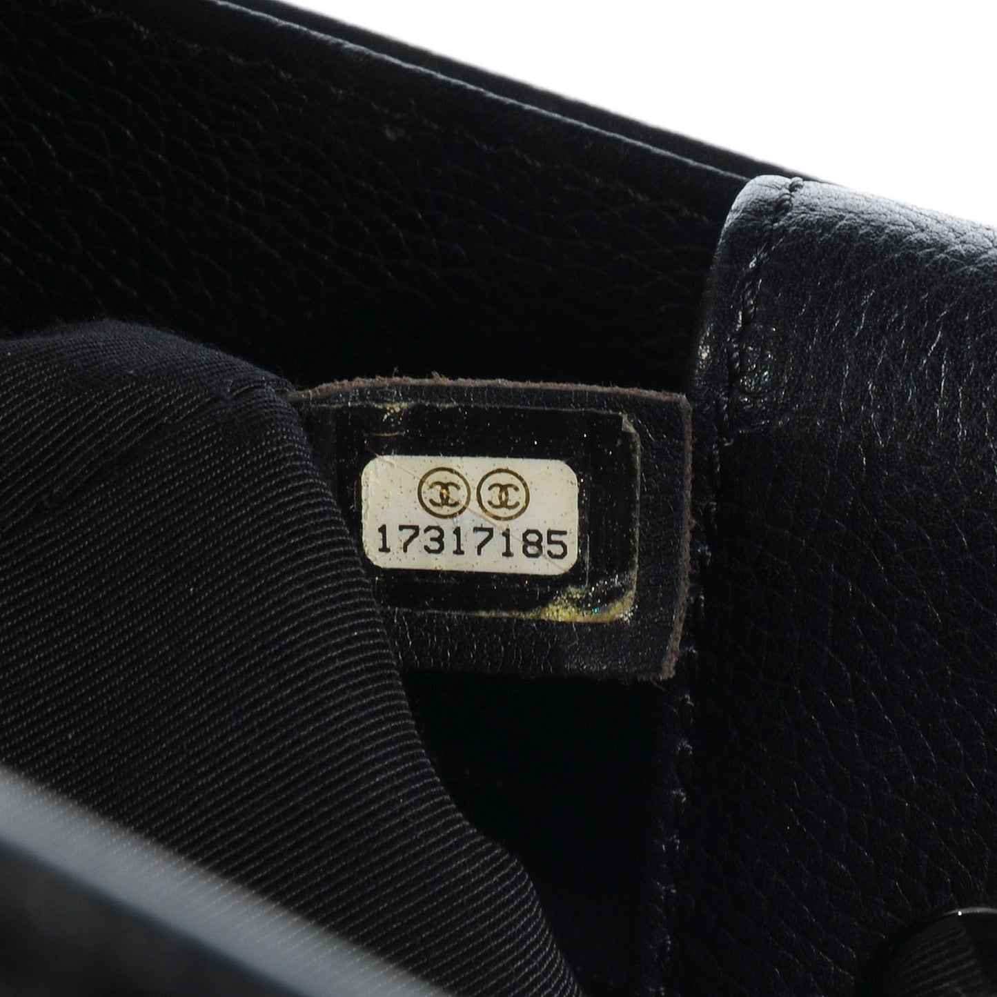 Calfskin Cerf Shopper Tote Black